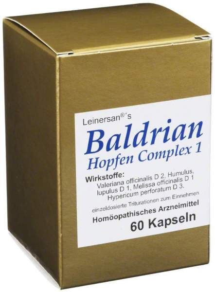 BALDRIAN HOPFEN Complex 1 Leinersan Kapseln BALDRIAN HOPFEN Complex 1 Leinersan Kapseln